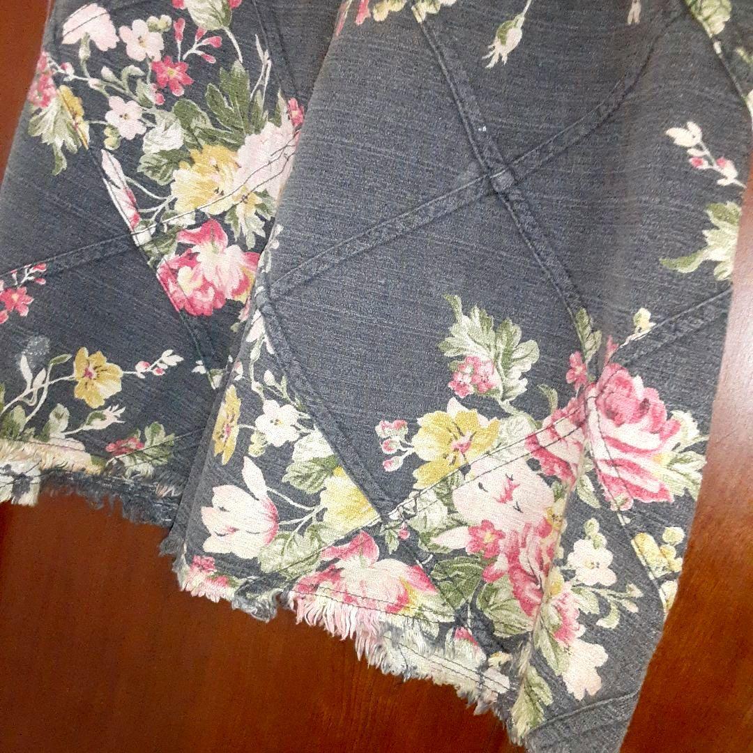 ジュンヤ ワタナベ】コレクションライン ヴィンテージ 花柄 デニム