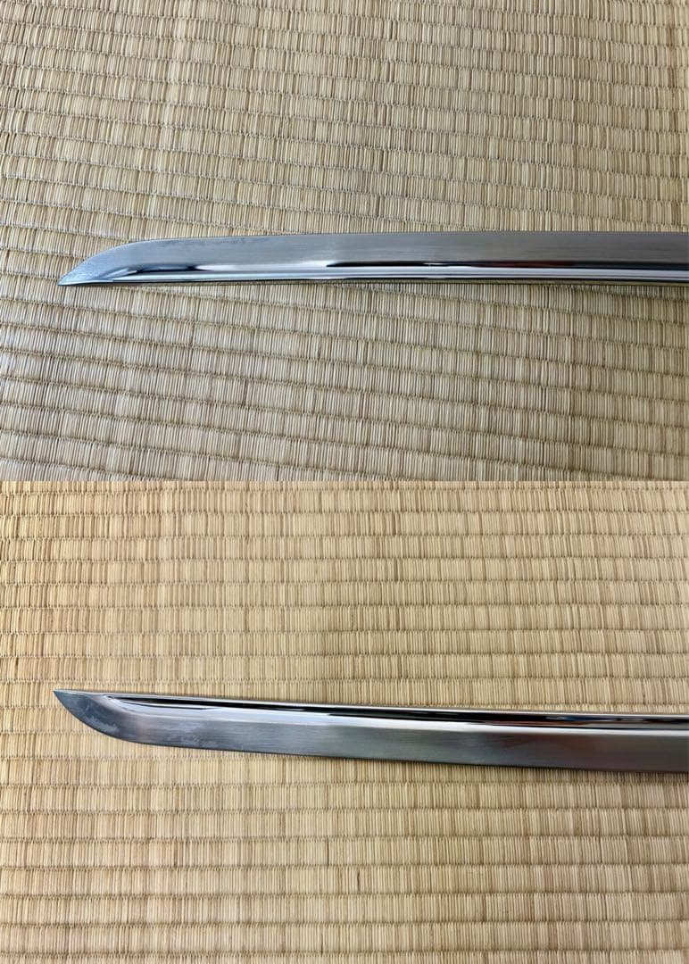 模造刀 太刀　※刀身に樋があり、鍔に花模様のある刀！