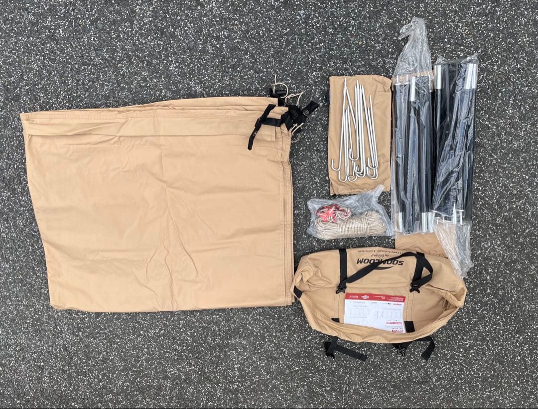 SOOMLOOM 陣幕　難燃素材　4連　4.9m 新品未使用