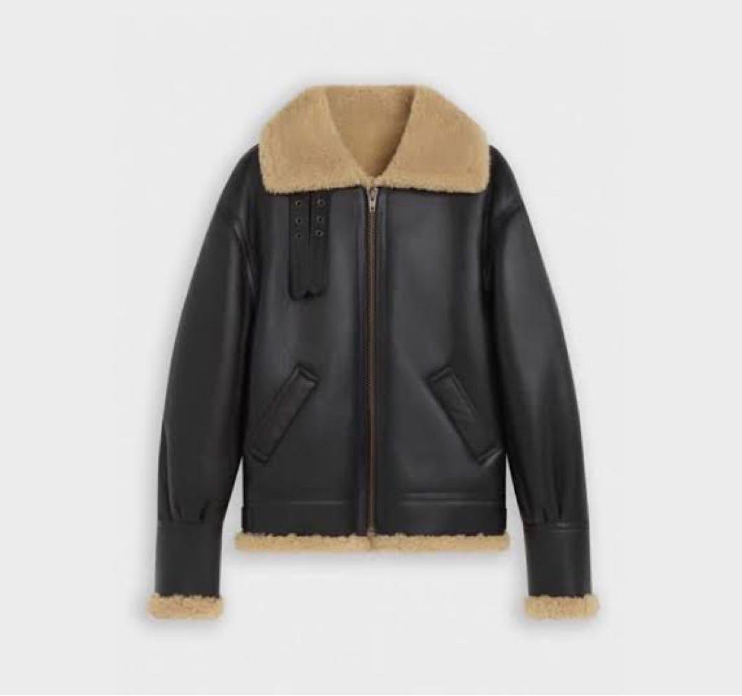 即決値引可 CELINE セリーヌ ムートン ボア 登坂広臣着用 - メルカリ