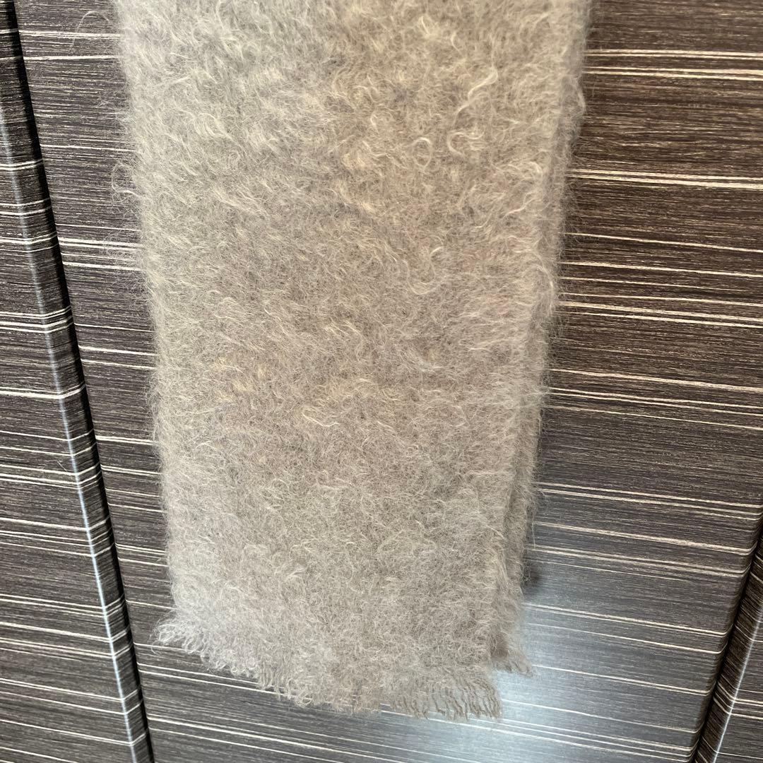 LOEWE ロエベ マフラー モヘヤ ウール グレージュ