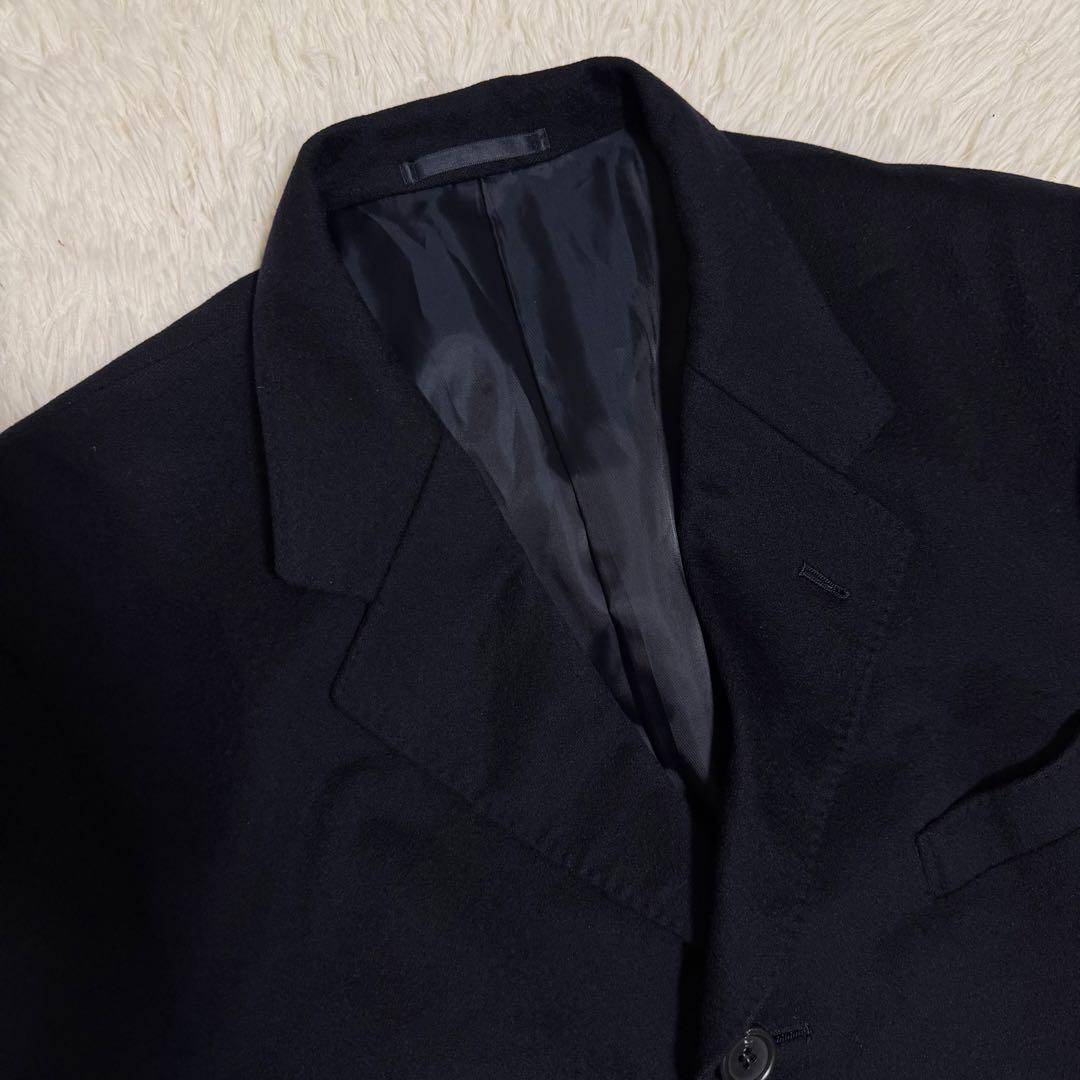 最高級極美品XLサイズ相当 カシミヤ100% チェスターコート マキシ丈