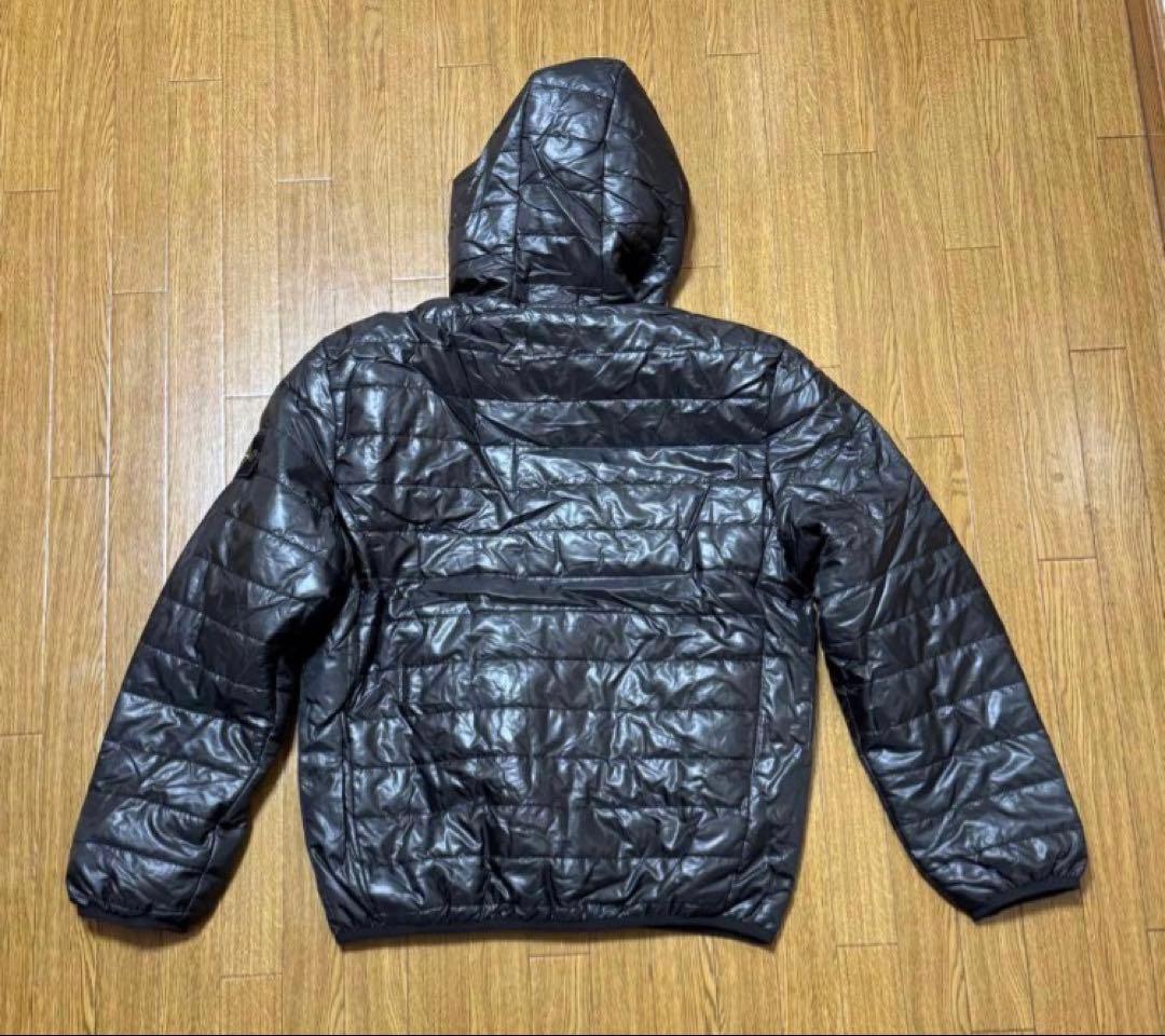 ストーンアイランド フード付きダウンジャケット 黒