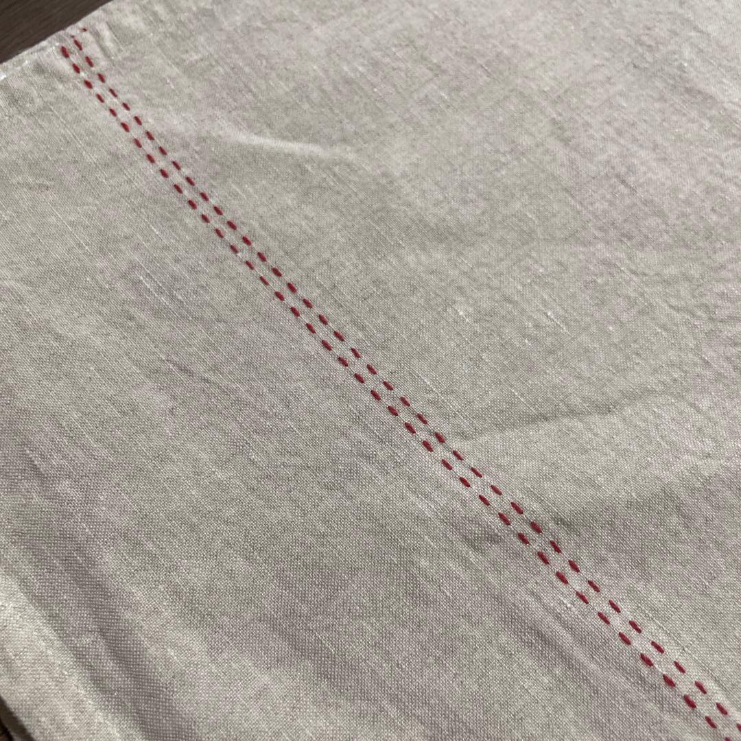 charvet editions フランス製ナチュラルリネン　テーブルクロス　大