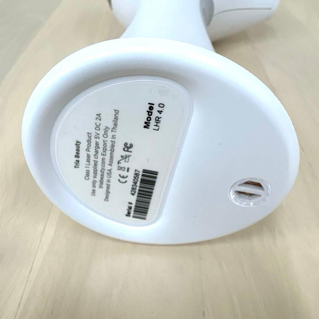 トリア 4X Tria 脱毛器　グレー　ほぼ未使用 付属品完備