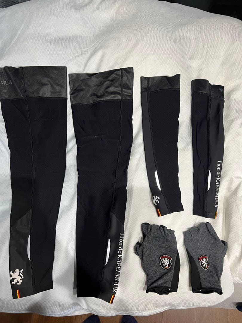 冬　カペルミュール　サイクルジャージセット　レーパン　レッグウォーマー　グローブ