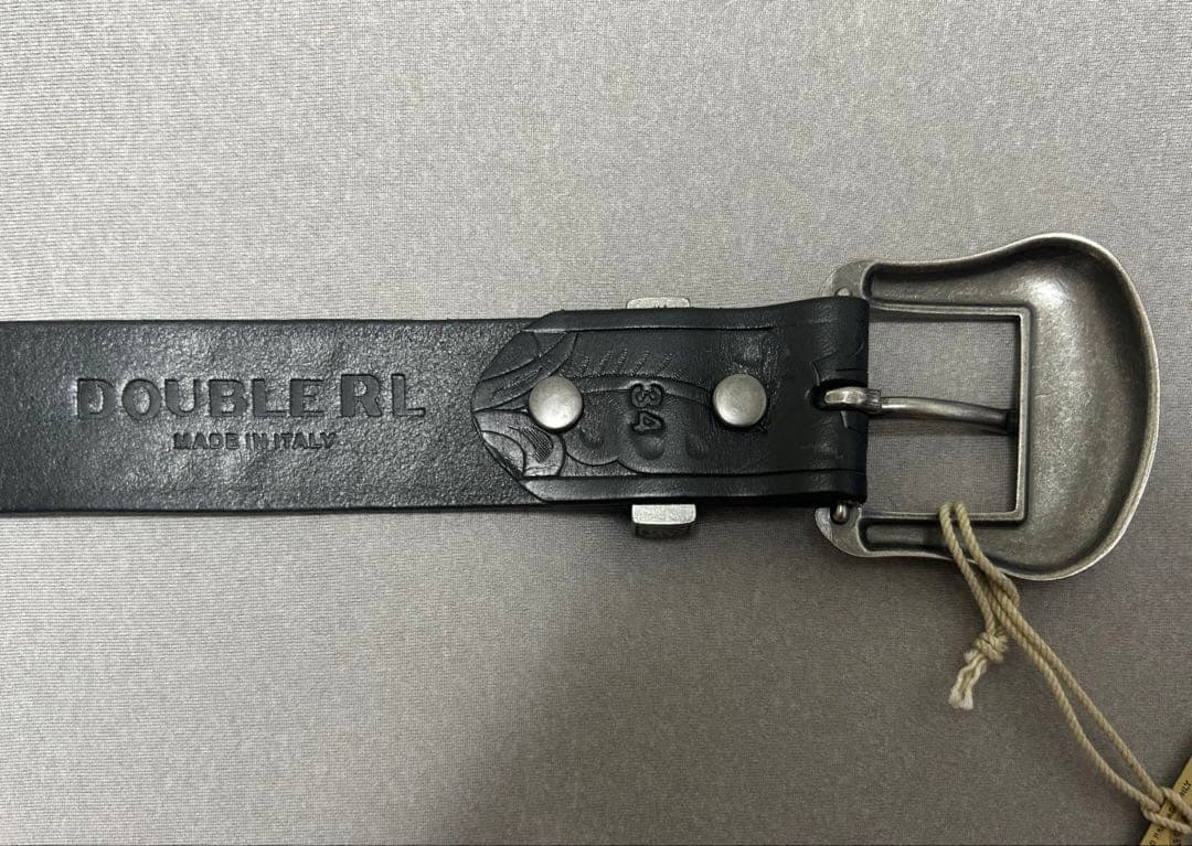 RRL ダブルアールエルウェスタンベルト 34 BLACK 新品未使用