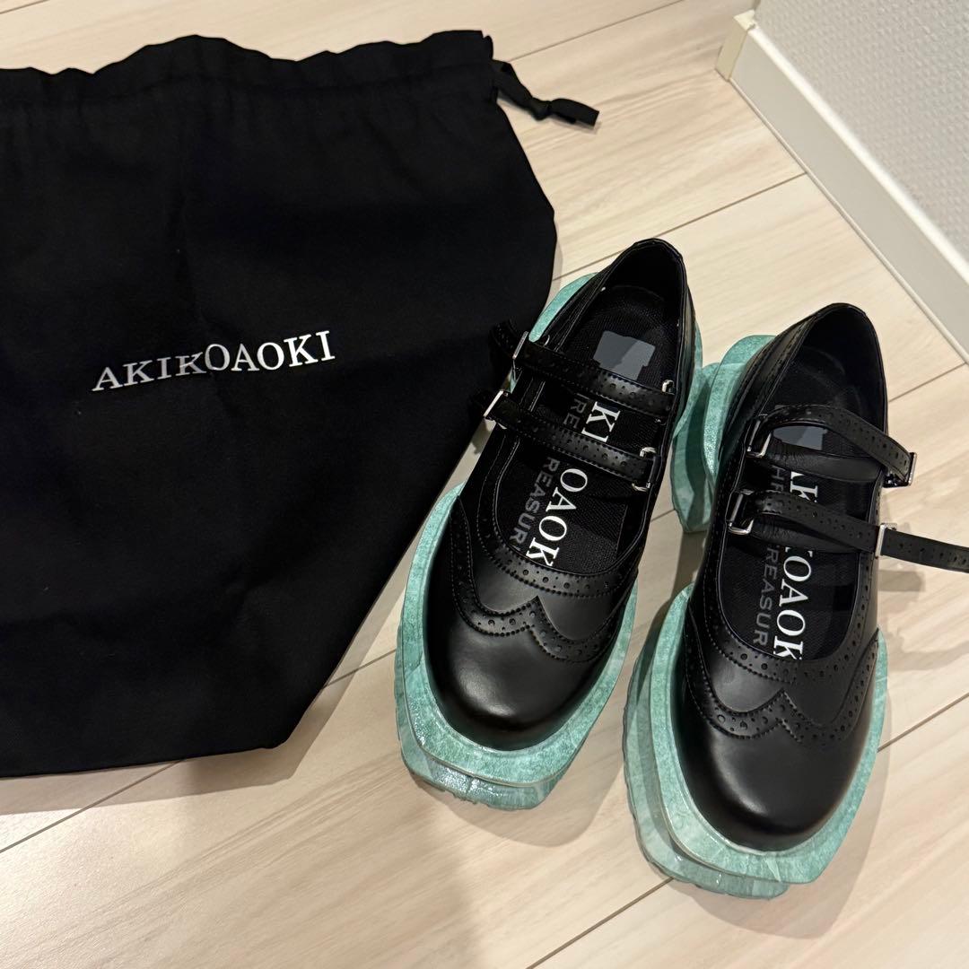 期間限定値下げ☆【AKIKOAOKI】アキコアオキ 厚底ローファー