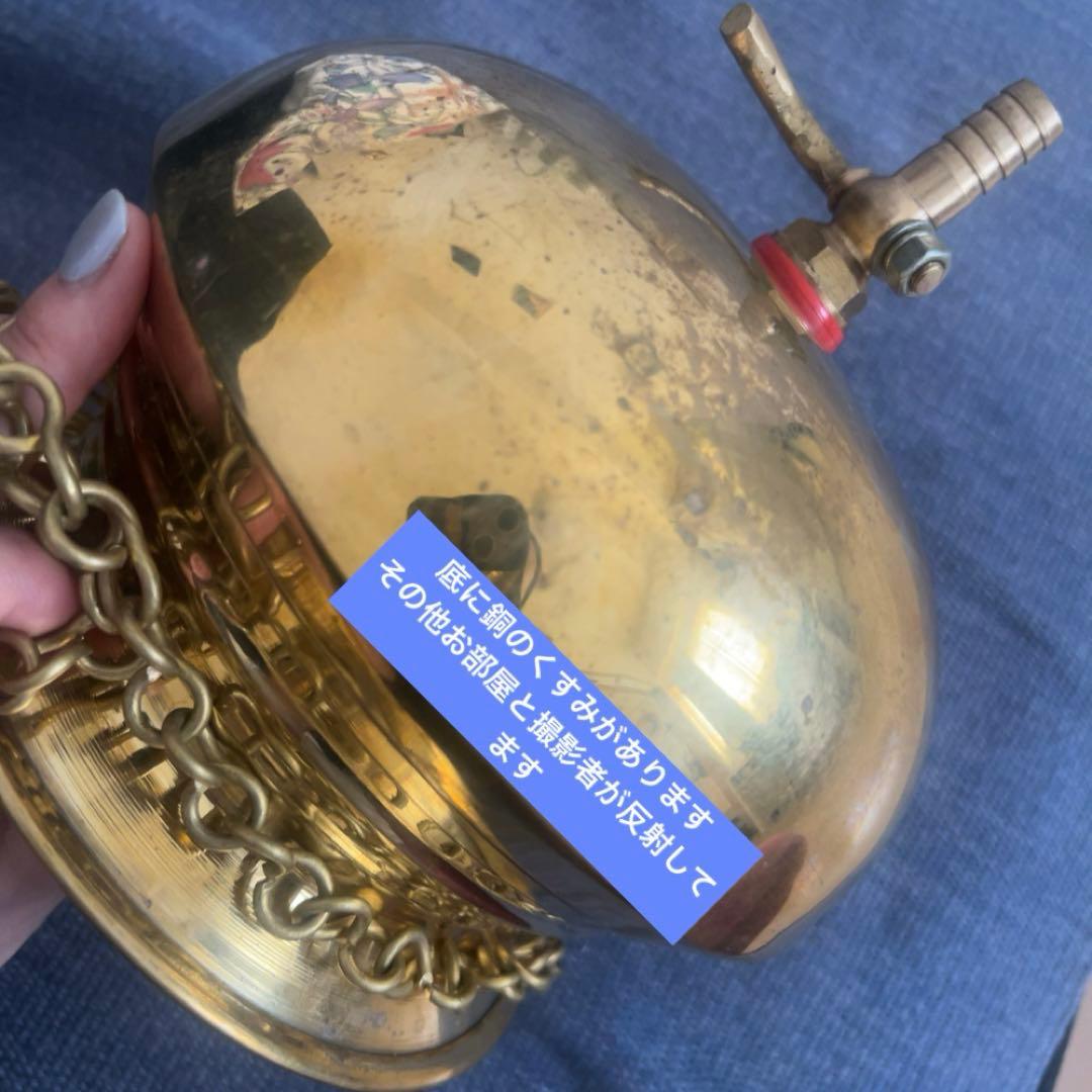 アーユルヴェーダ　銅製　シロダーラ　オイルポット 2リットル　コック付