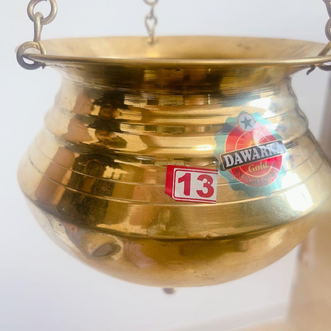 アーユルヴェーダ　銅製　シロダーラ　オイルポット 2リットル　コック付