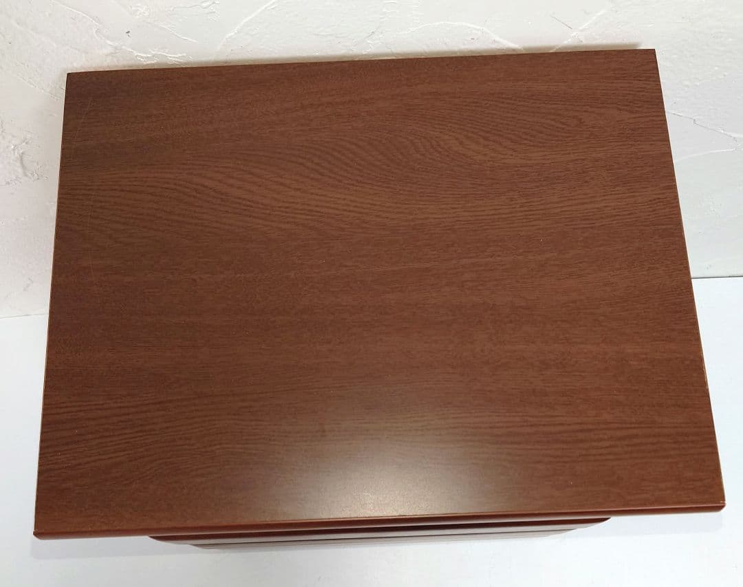 木製小物入れ ミニチェスト 花台 棚 BOXボックス 化粧板 三段 台 飾り棚①