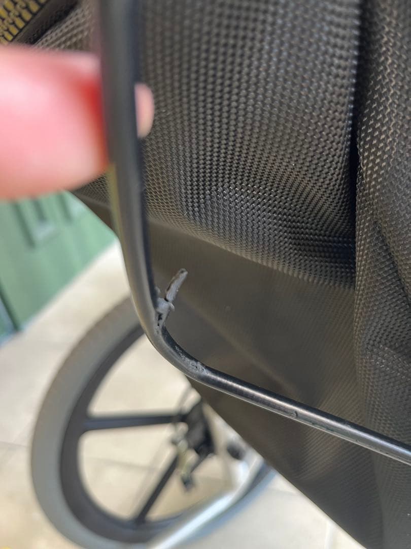 マツナガ NEXT CURE 折りたたみ介助用車椅子 青