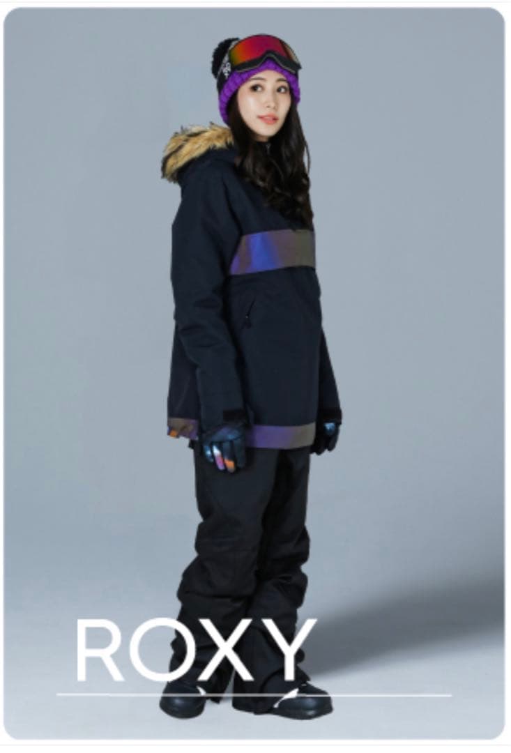 モネROXY スノーボードウェア S 160 黒