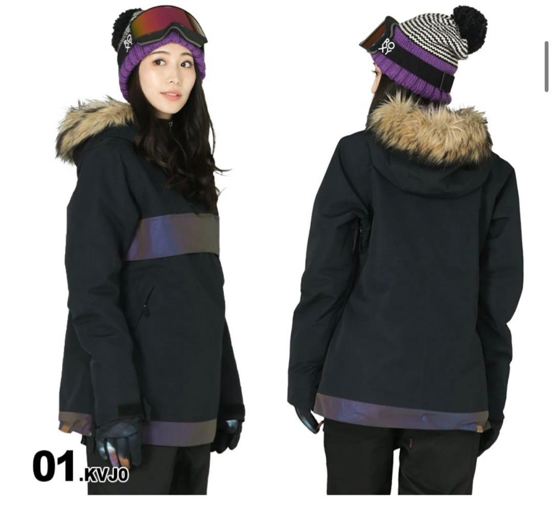 モネROXY スノーボードウェア S 160 黒