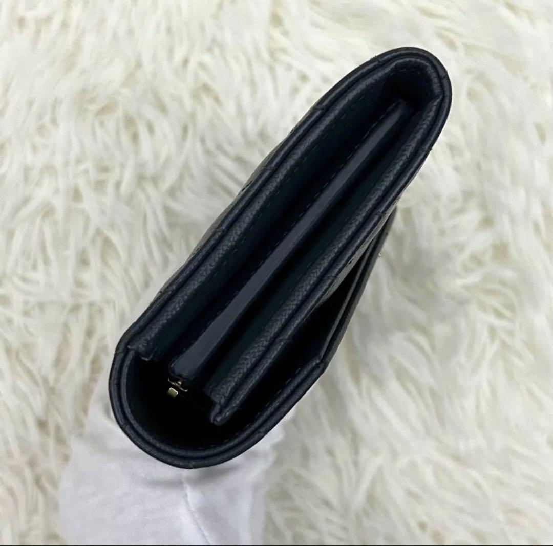 ［極美品］SAINT LAURENT YSL カサンドラ 長財布 グレー