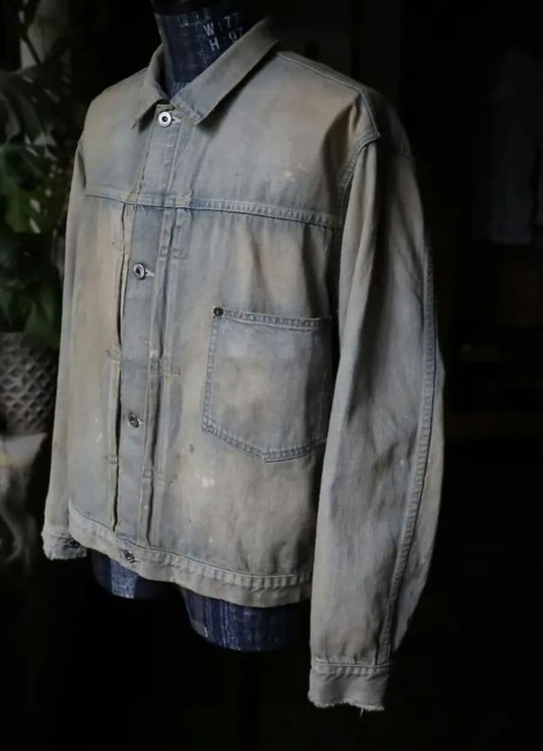 ジャケット・アウター A.PRESSE 24AW 1st Type Denim Jacket 48