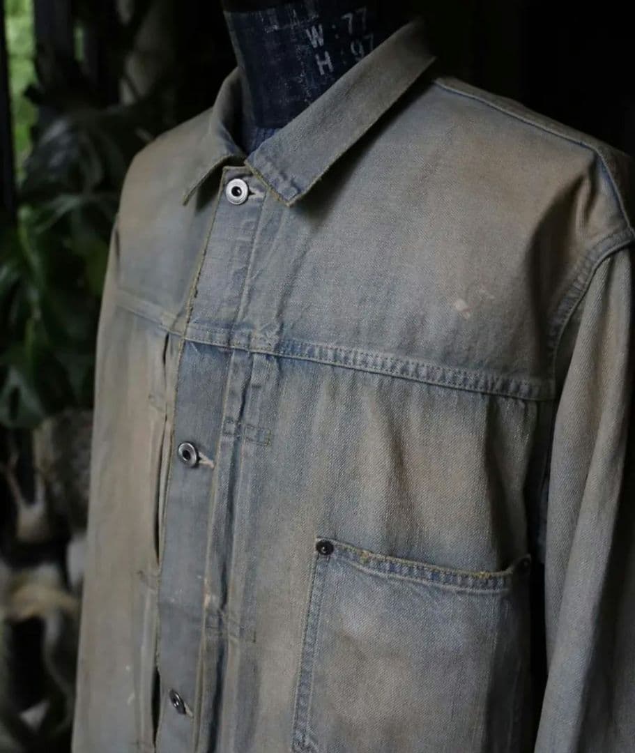 ジャケット・アウター A.PRESSE 24AW 1st Type Denim Jacket 48