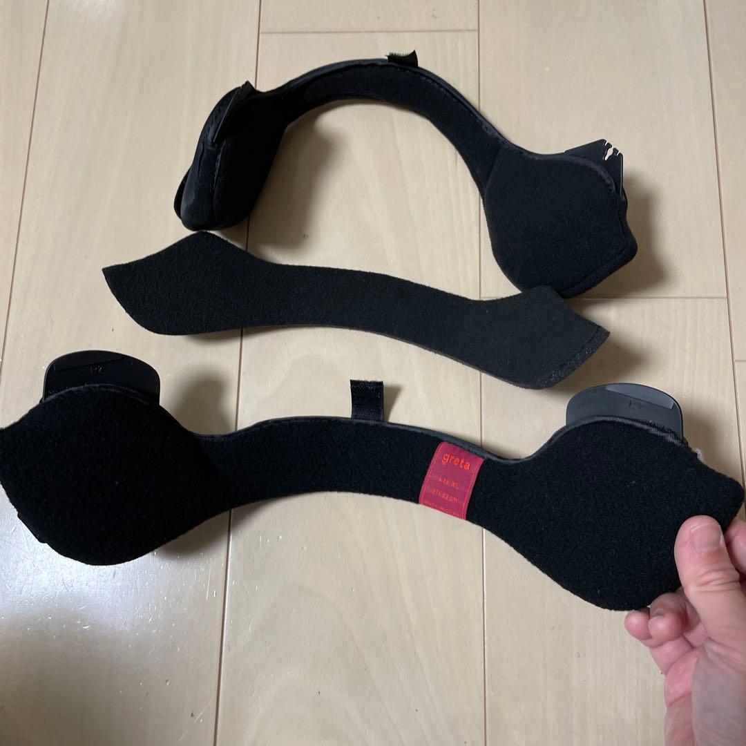 anon. マルーン 花柄 ヘルメット GRETA