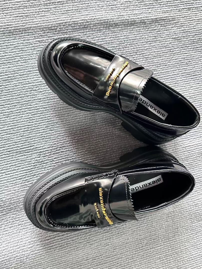 alexanderwangブラック厚ローファー38サイ