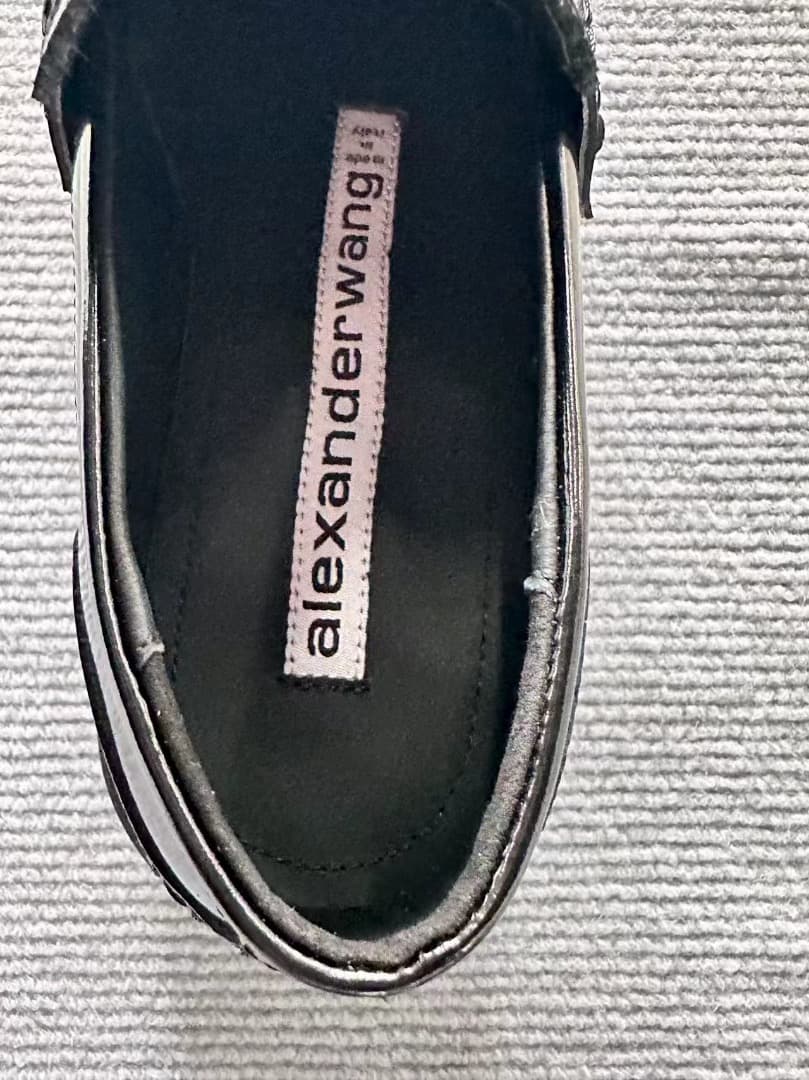 alexanderwangブラック厚ローファー38サイ