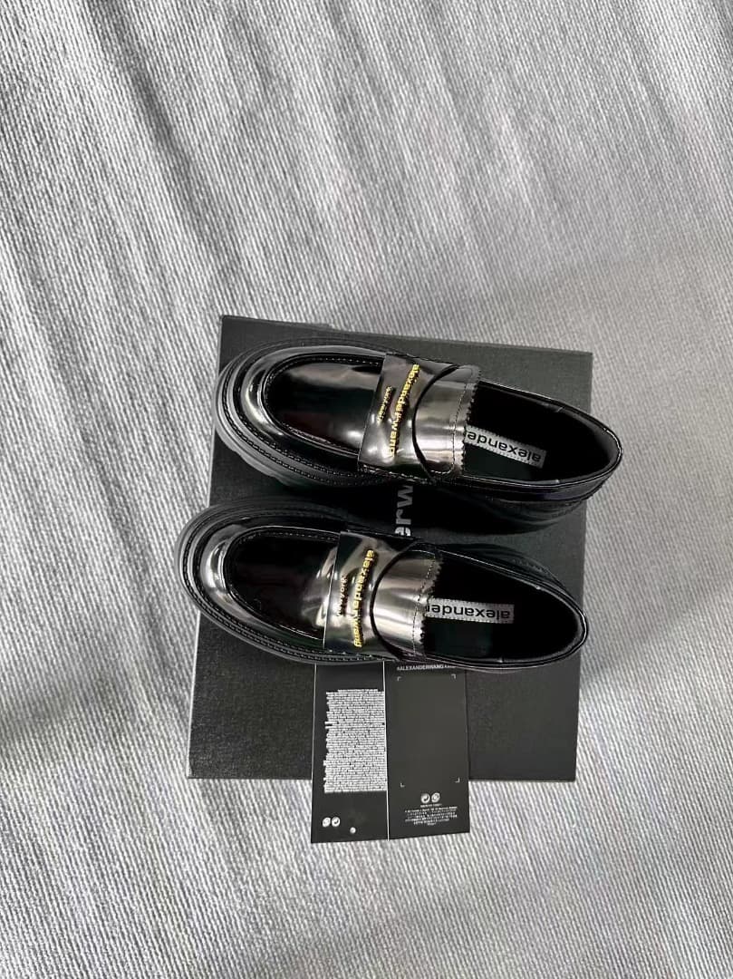 alexanderwangブラック厚ローファー38サイ