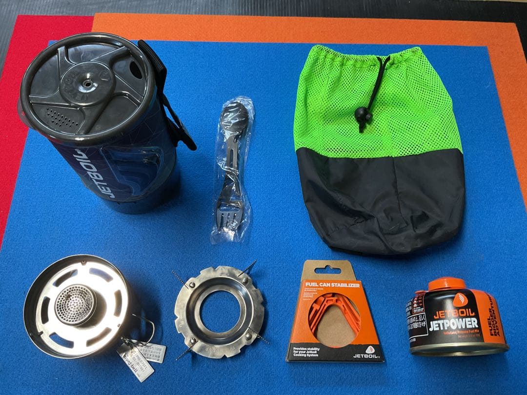 mont-bell JETBOILフラッシュ新品パーツリメイク動作良好美品セット