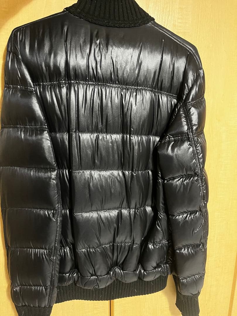 DOLCE&GABBANA Wリブ ダウンジャケット 黒