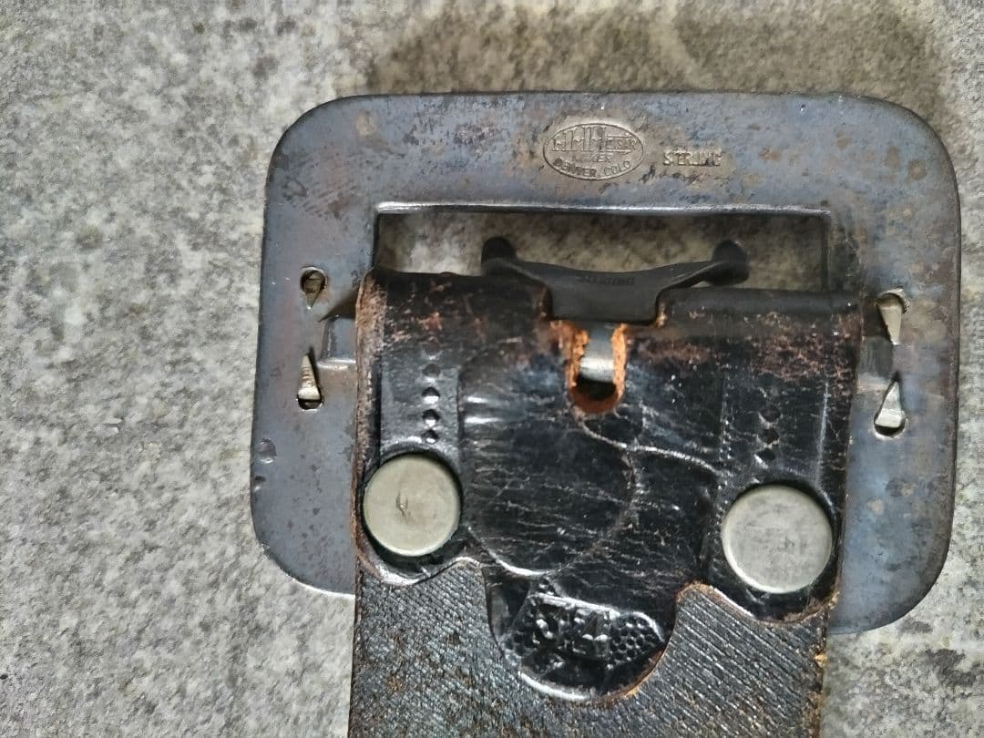 リアルマッコイズ　H.h.heiser スタッズベルト　ビンテージ　50s　34