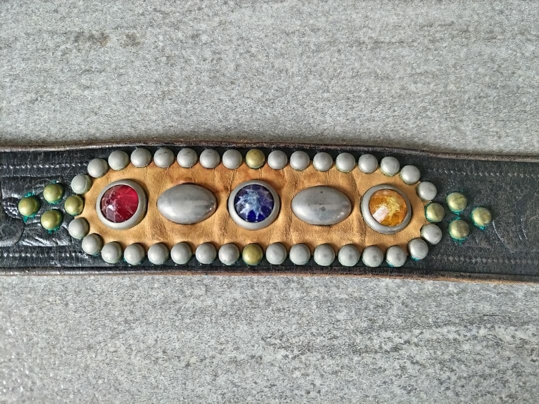 リアルマッコイズ　H.h.heiser スタッズベルト　ビンテージ　50s　34