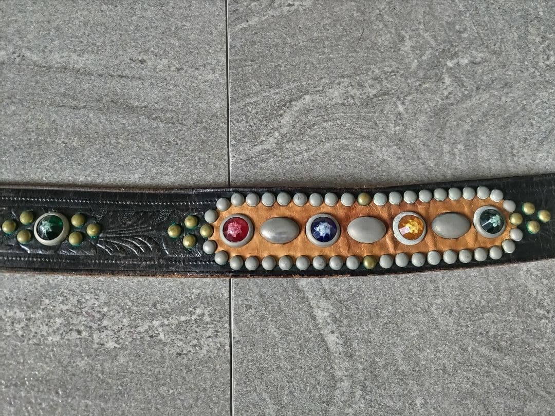 リアルマッコイズ　H.h.heiser スタッズベルト　ビンテージ　50s　34