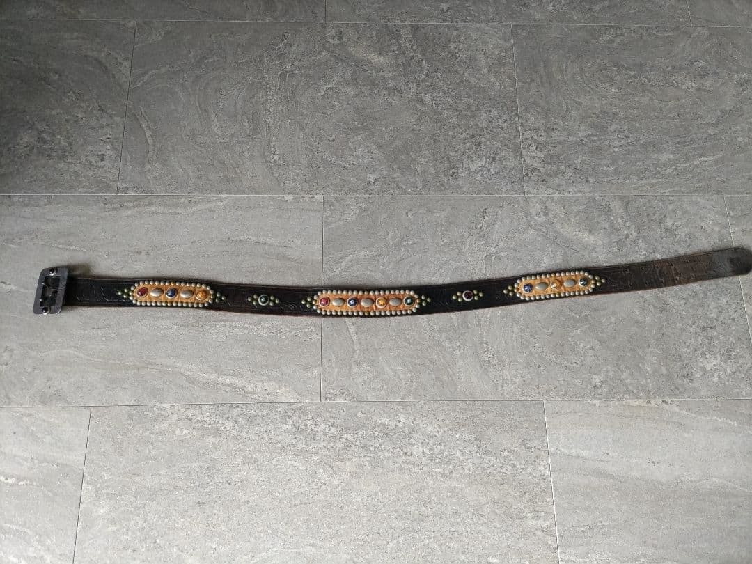 リアルマッコイズ　H.h.heiser スタッズベルト　ビンテージ　50s　34