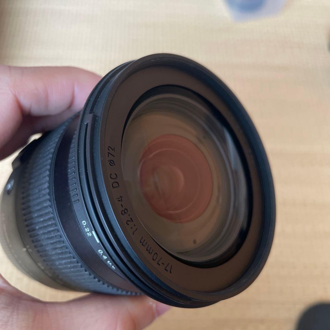 SIGMA 17-70mm 1:2.8-4 DC OS HSM レンズ　EF