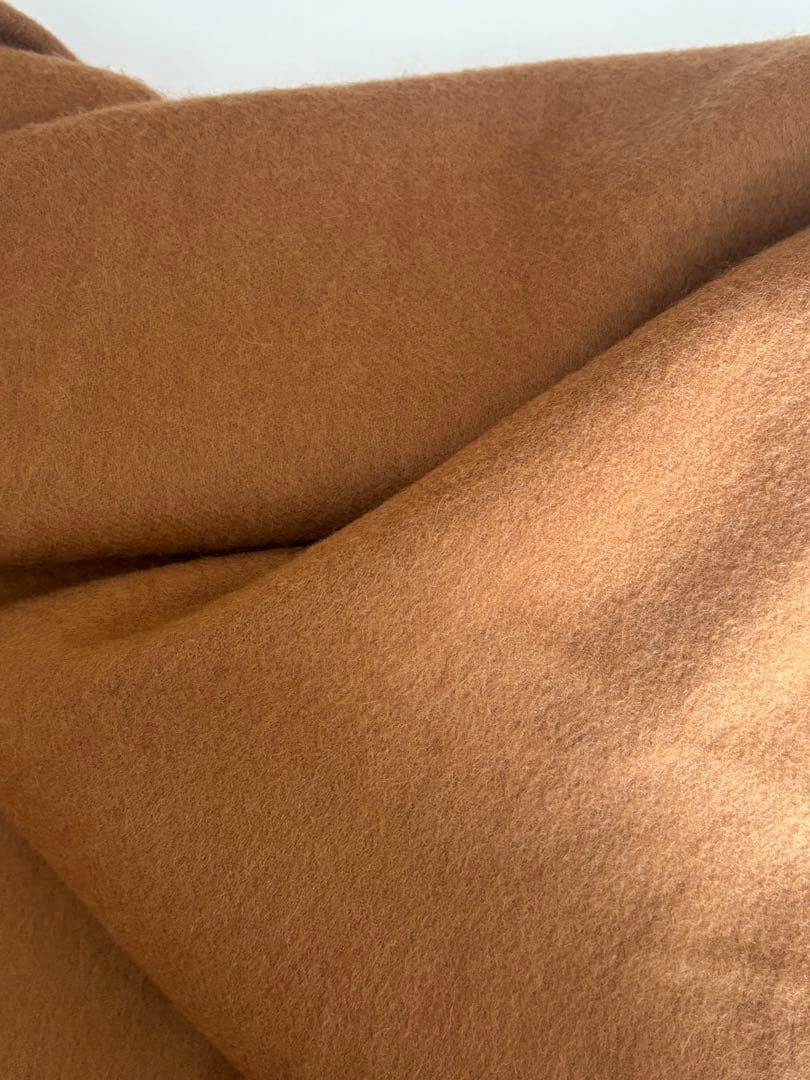 Jonstons DARK　CAMEL カシミヤ 100 大判