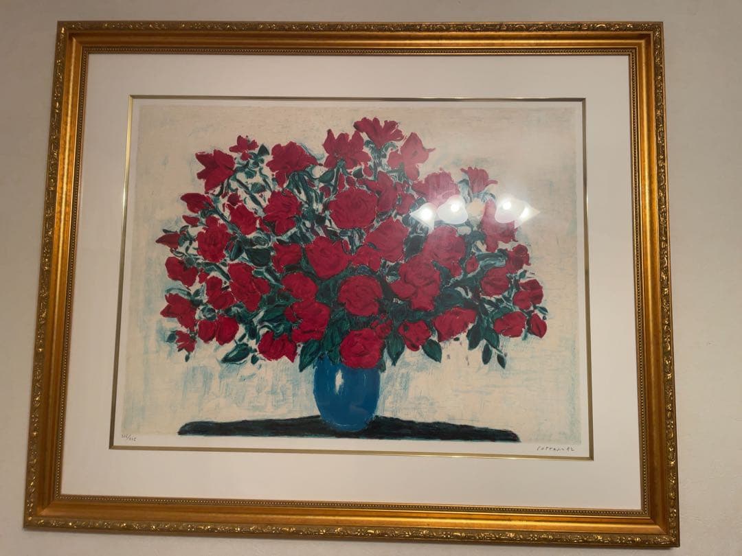 谷上信博 タイトル「アンティークドール」F4号 油絵 サイン 1989年制作