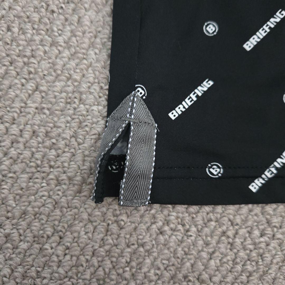 BRIEFING ブラック モノグラム　ハイネック Mサイズ