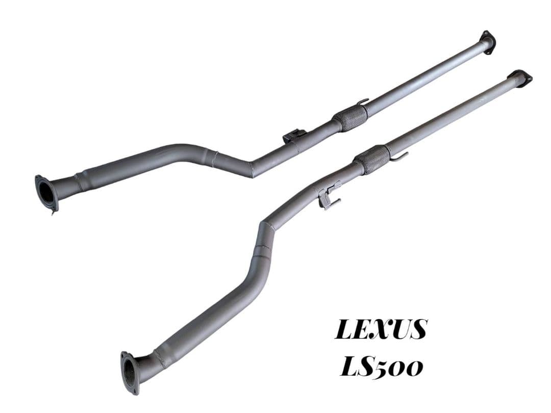 レクサスLS500 VXFA50中間ストレートマフラー！デュアル！ - メルカリ