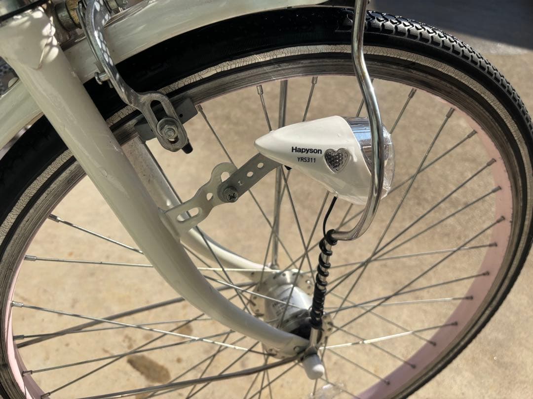 『茨城県西辺り引き取り限定』あさひ ガールズ ラボ ラブリーホワイト24インチ