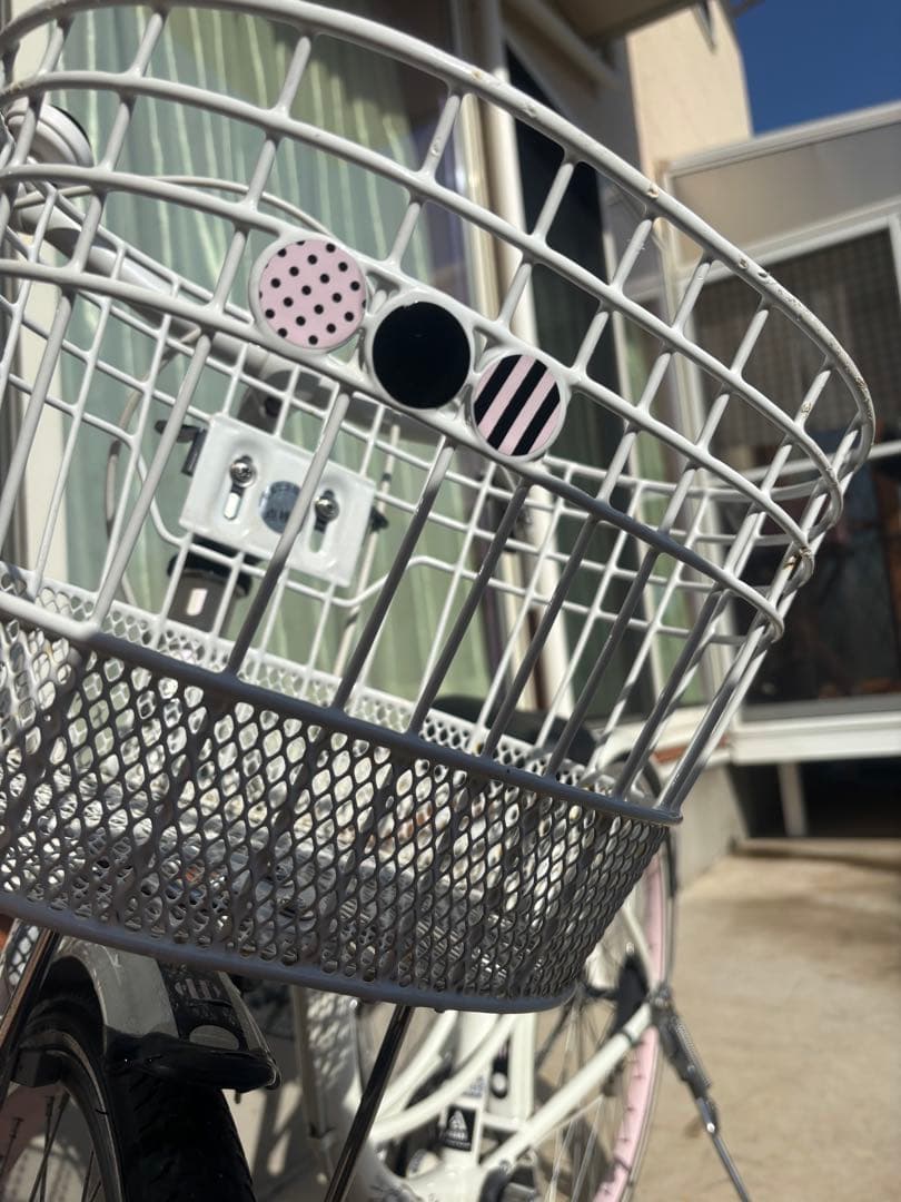 『茨城県西辺り引き取り限定』あさひ ガールズ ラボ ラブリーホワイト24インチ