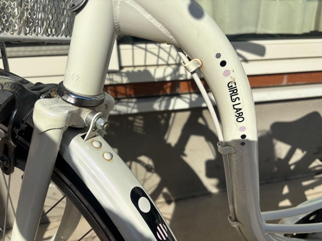 『茨城県西辺り引き取り限定』あさひ ガールズ ラボ ラブリーホワイト24インチ