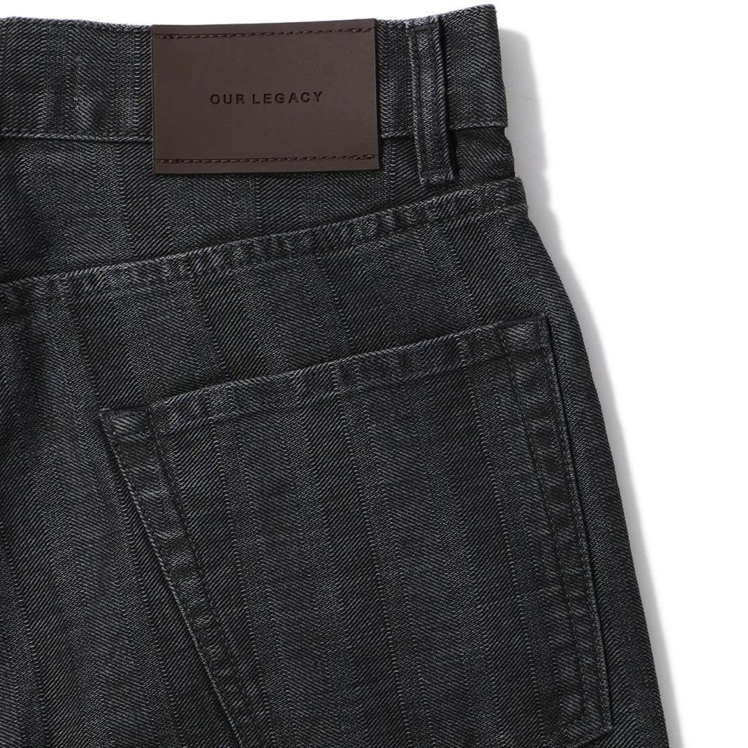 モーガン着用OURLEGACY coated herringbone jeans 卸売り