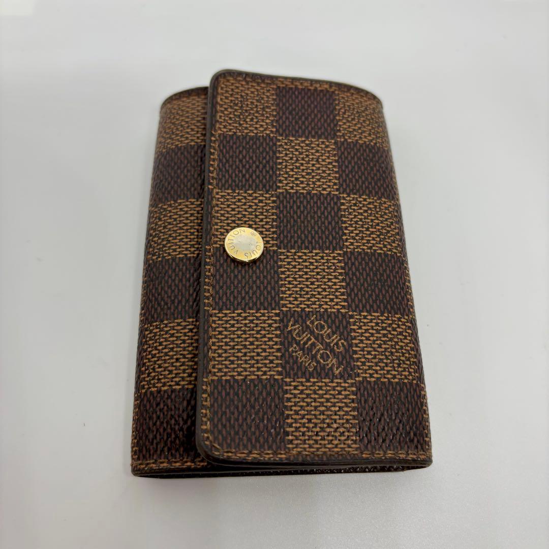 【良品】【ルイヴィトン】ダミエ ミュルティクレ6 6連キーケース キーホルダー