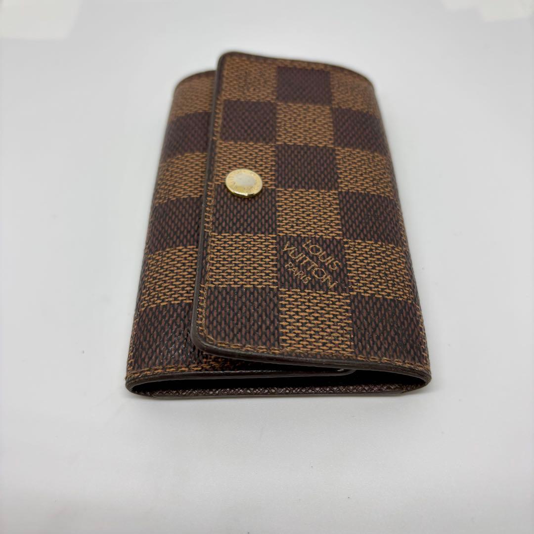 【良品】【ルイヴィトン】ダミエ ミュルティクレ6 6連キーケース キーホルダー