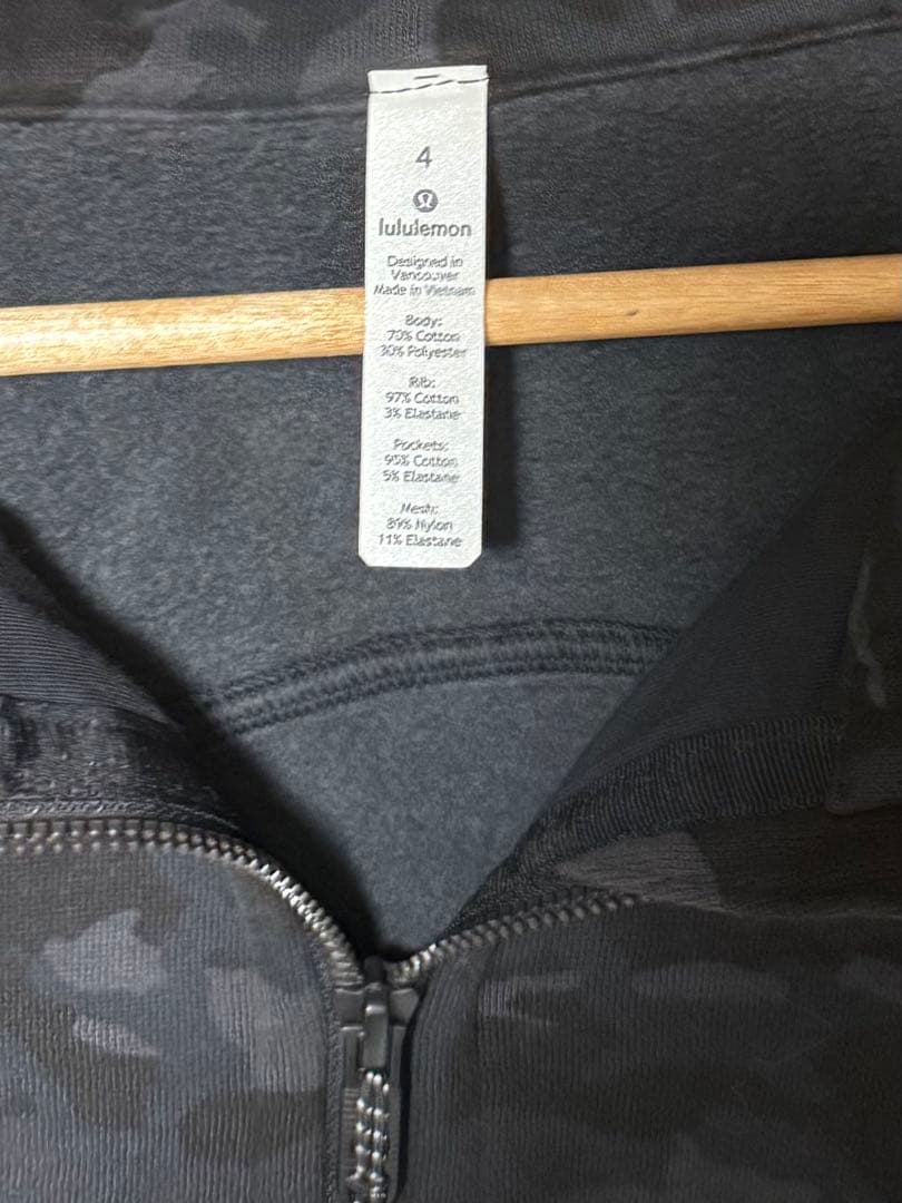 正規品 Used lululemon 迷彩柄 Scubaパーカー4-好評販売中