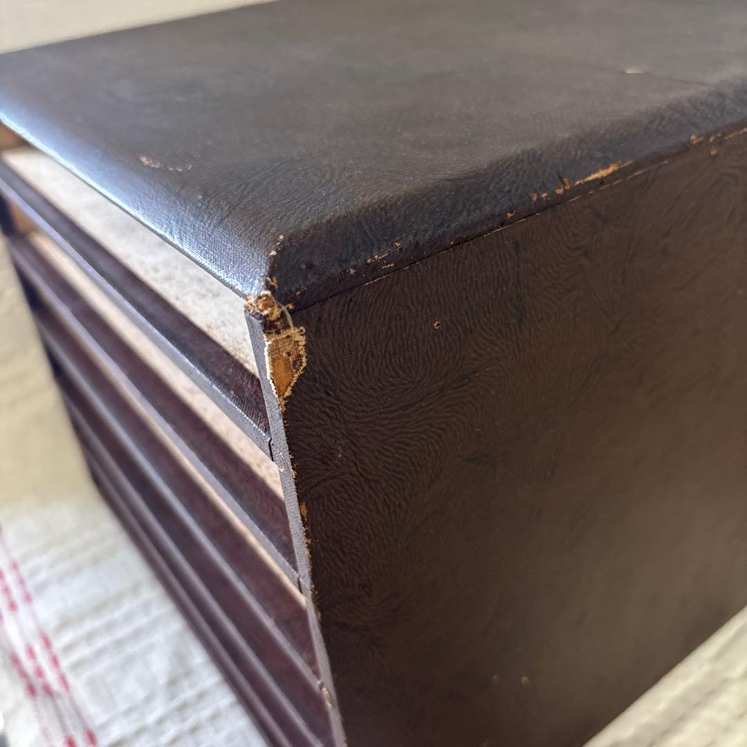 レア　アンティークフランス　カルティエブレッソン　糸什器　キャビネット　引き出し