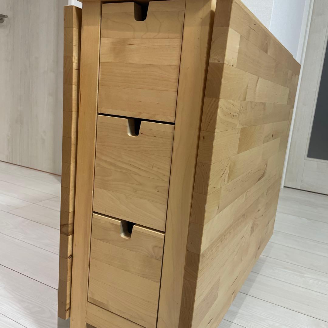 IKEA NORDEN ダイニングテーブル　中古　傷汚れあり