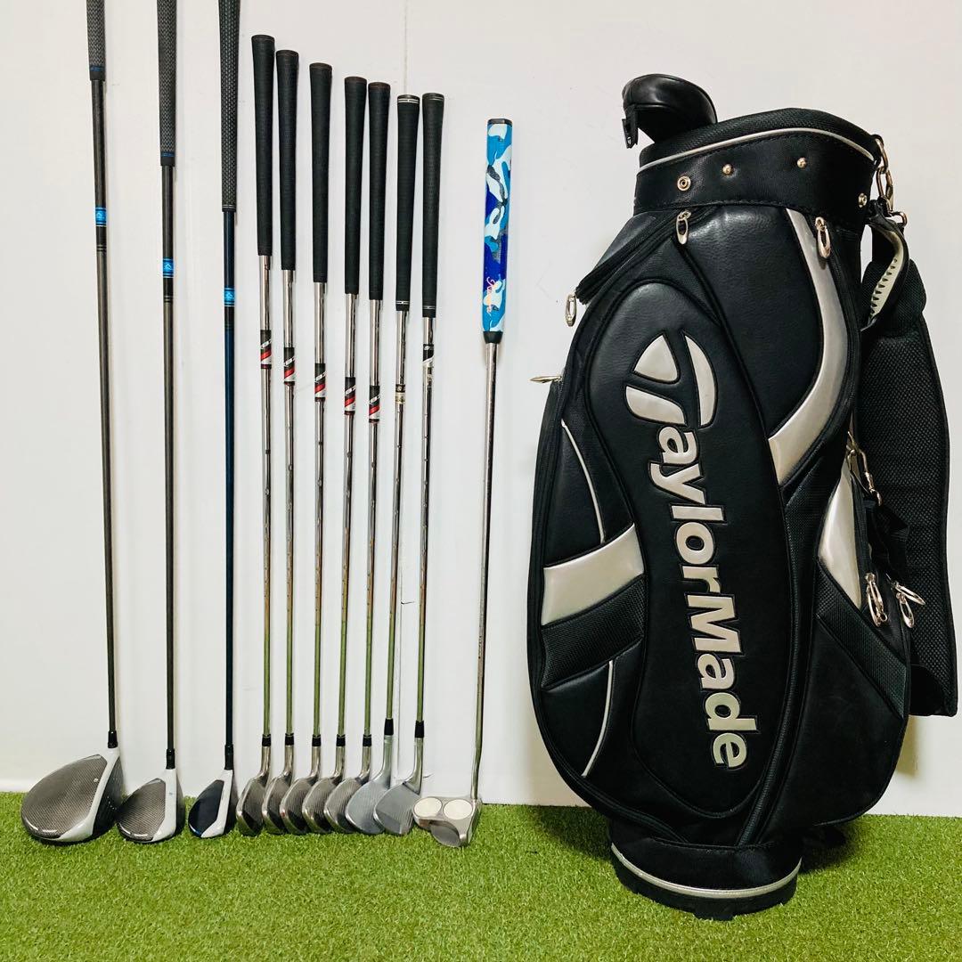 大人気 ぶっ飛び テーラーメイド SIM MAX メンズ ゴルフセット 11本
