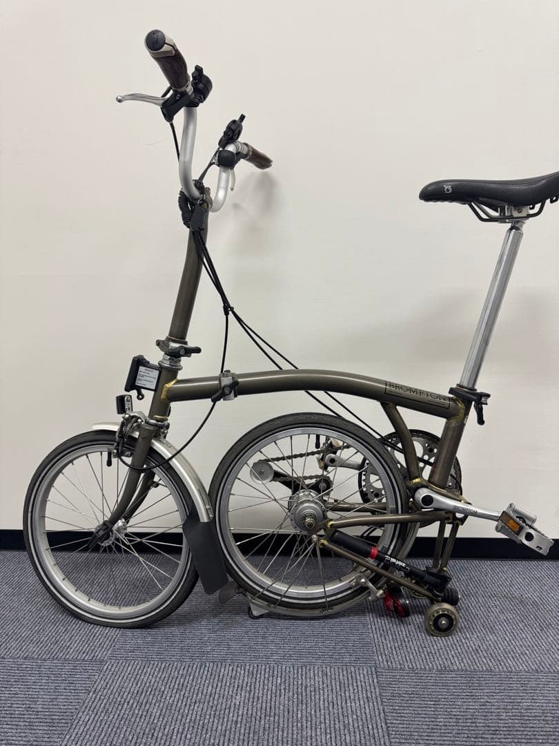 BROMPTON M3L RAW 中古美品 2009モデル 折りたたみ 自転車