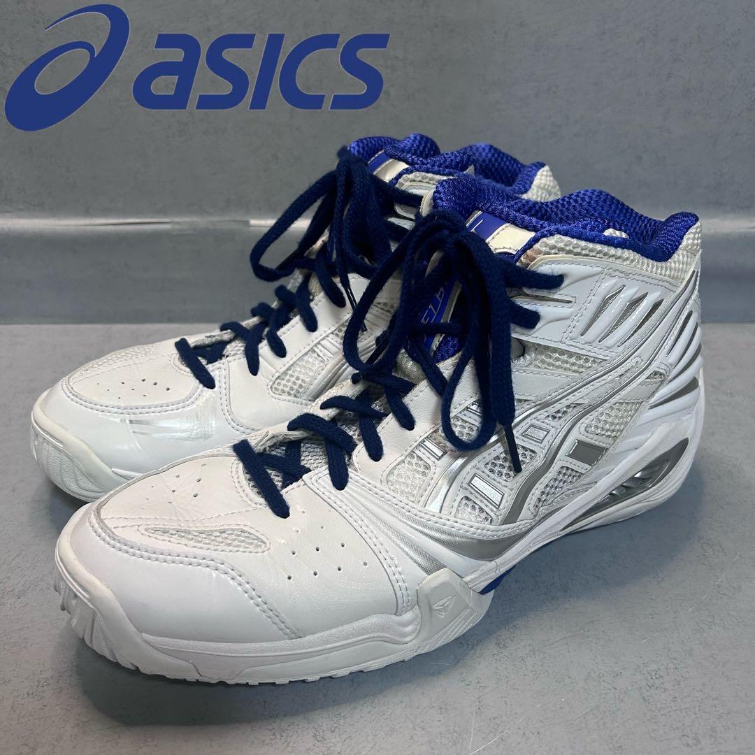 超人気モデル】 アシックス ゲルバーストスウィープ2 ホワイト×ブルー