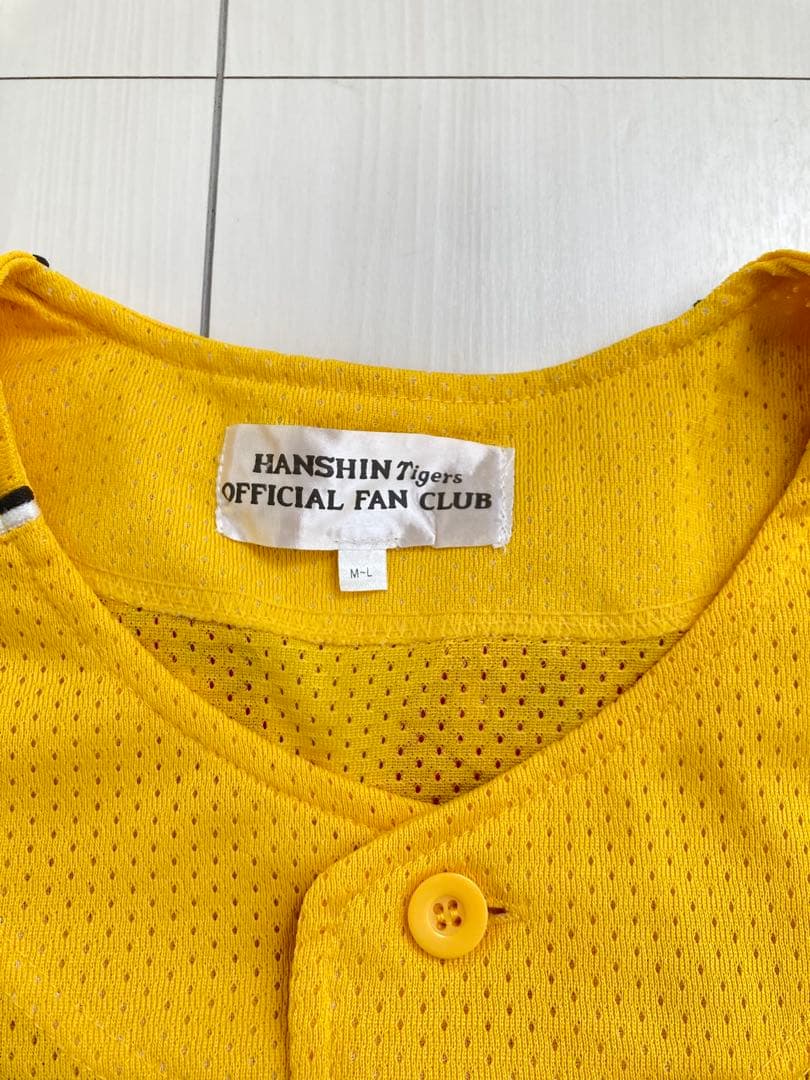 ★タイガース刺繍ワッペンユニホーム サイズM〜L ‼︎オマケ刺繍ワッペン４枚付き‼︎