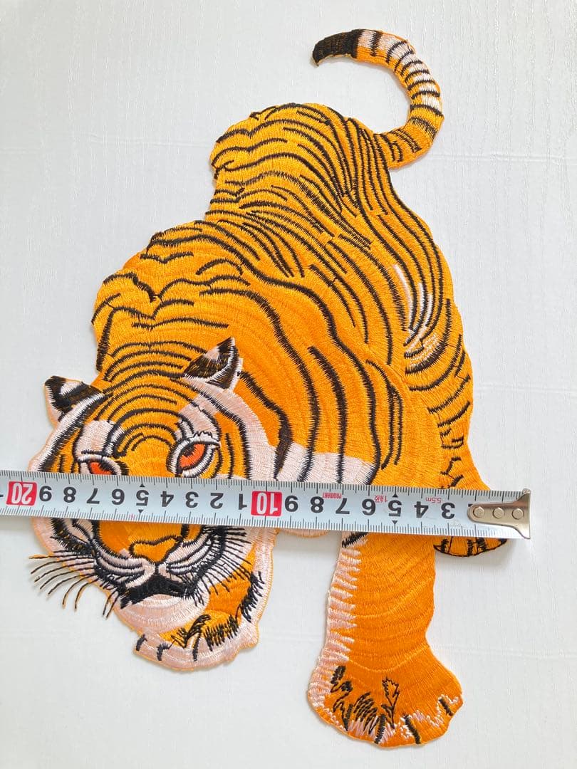 ★タイガース刺繍ワッペンユニホーム サイズM〜L ‼︎オマケ刺繍ワッペン４枚付き‼︎